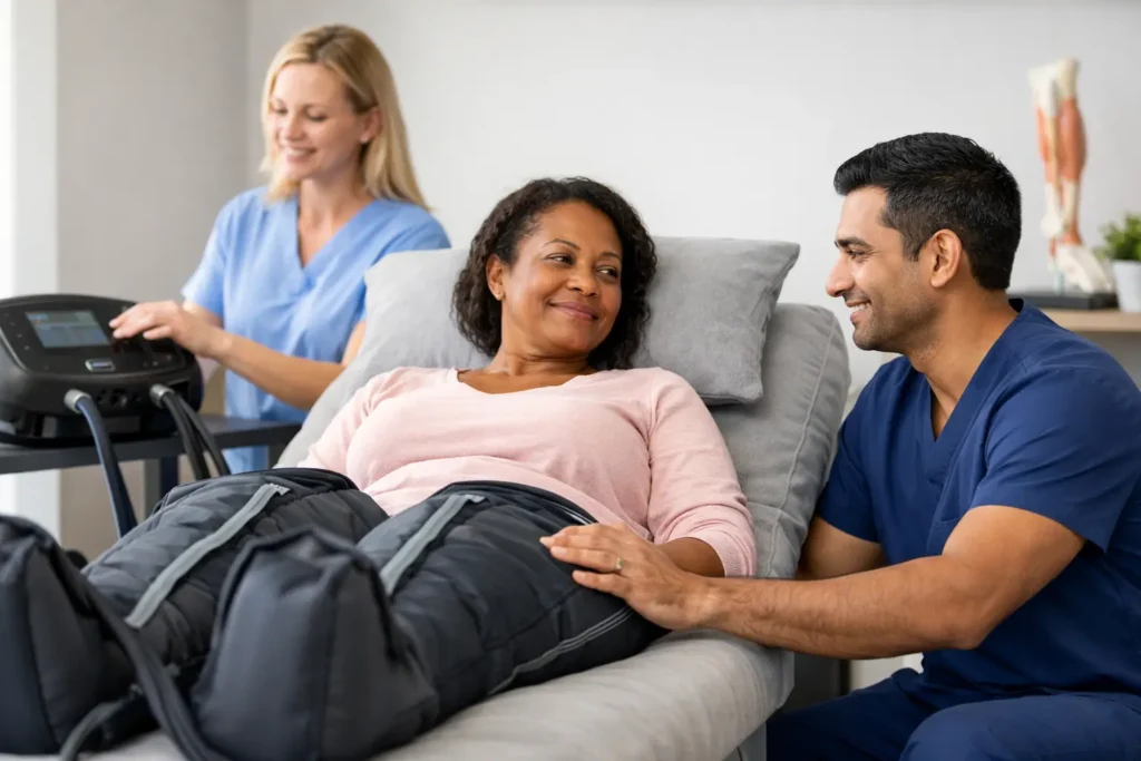 How Does Compression Therapy Work for Swelling?